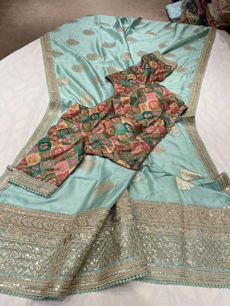Harmoine monga silk saree