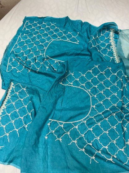 Tissue organza zardosi sares
