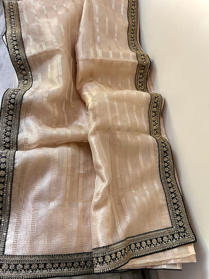 Laila tissue organza saree
