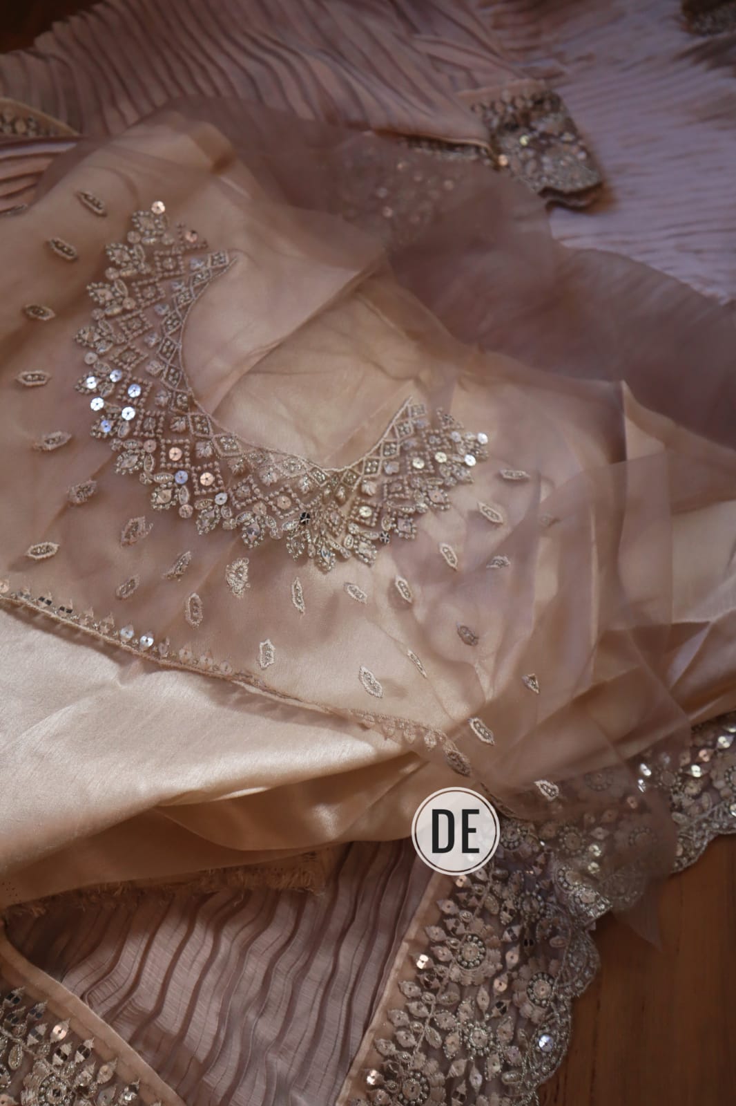 Cocktail draping saree