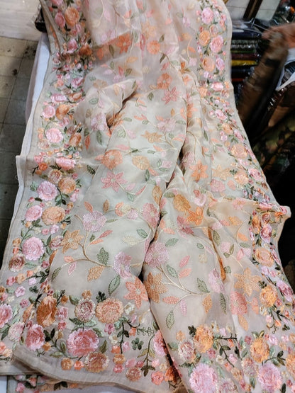Nashina Parsi inspired saree