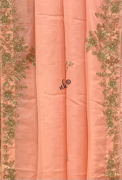 Zarkan inspired organza saree