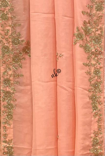 Zarkan inspired organza saree