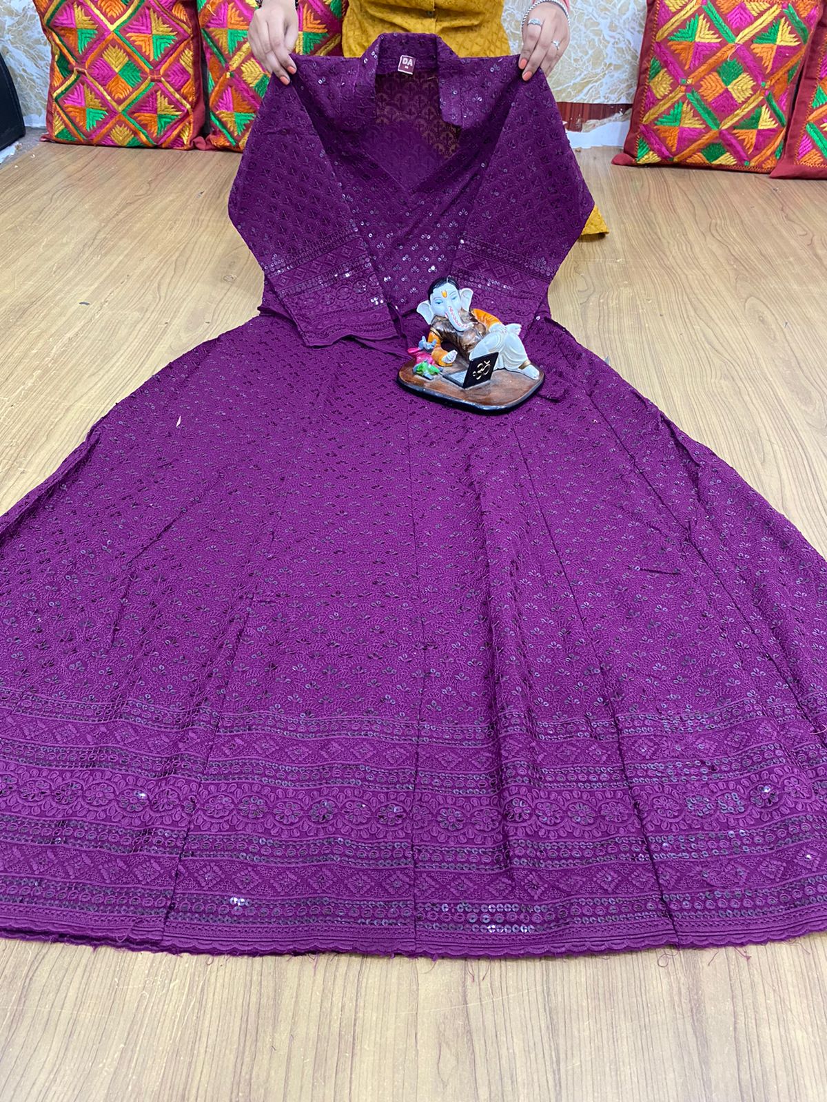 Chikankari Anarkali kurta