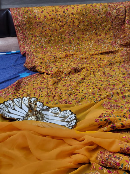 Navina Kashmiri inspired saree
