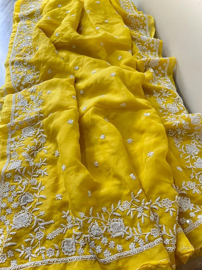 Inisha organza saree