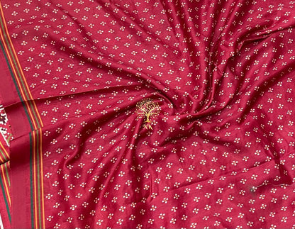 Chikankari patola mint gorgette saree