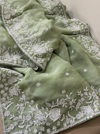 Inisha organza saree
