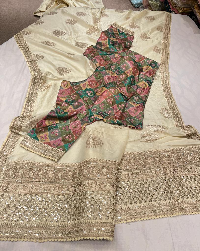 Harmoine monga silk saree