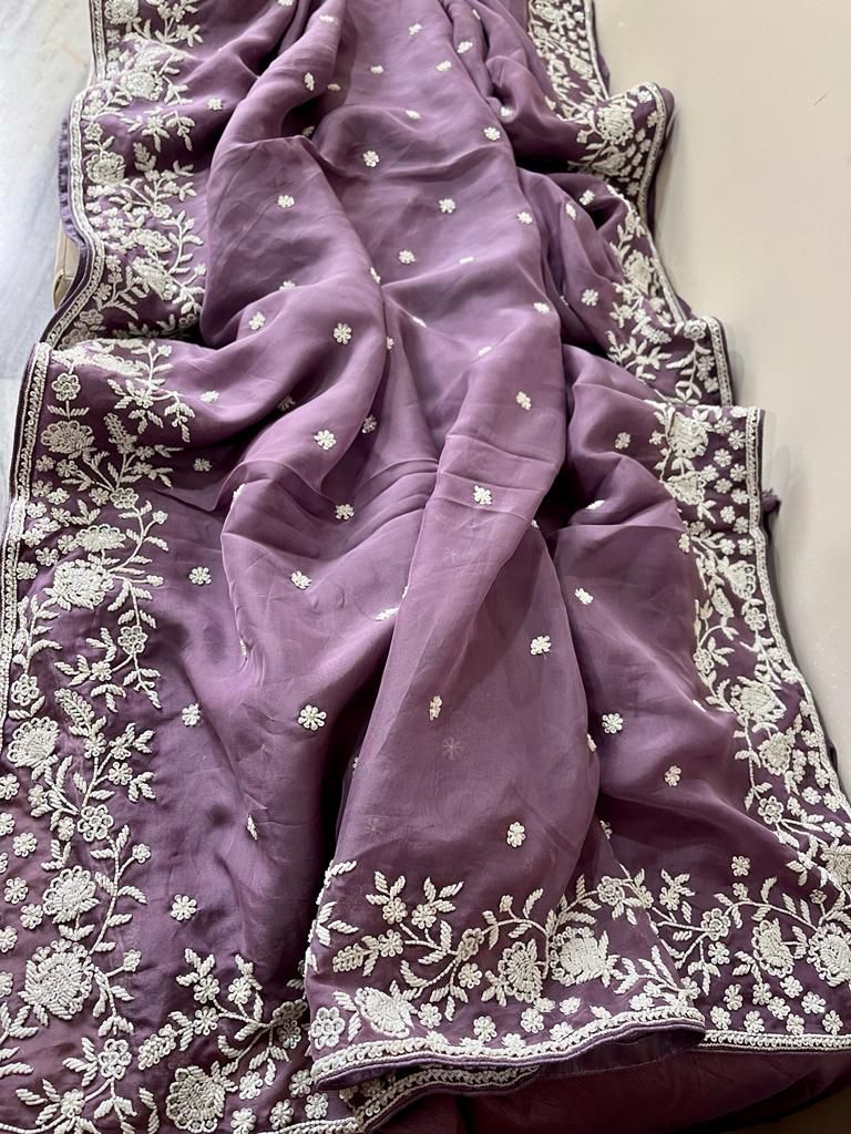 Inisha organza saree