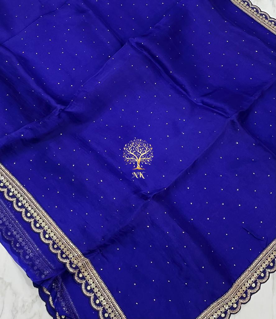 Organza silk trendy saree