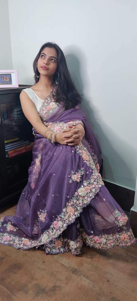 Dreamy organza saree