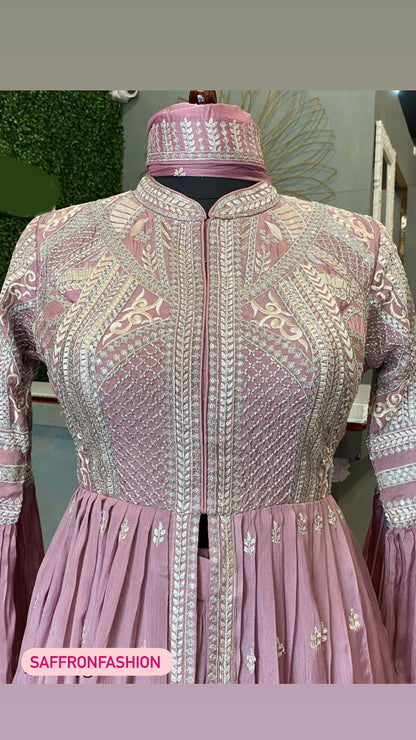 Pink beautiful gown