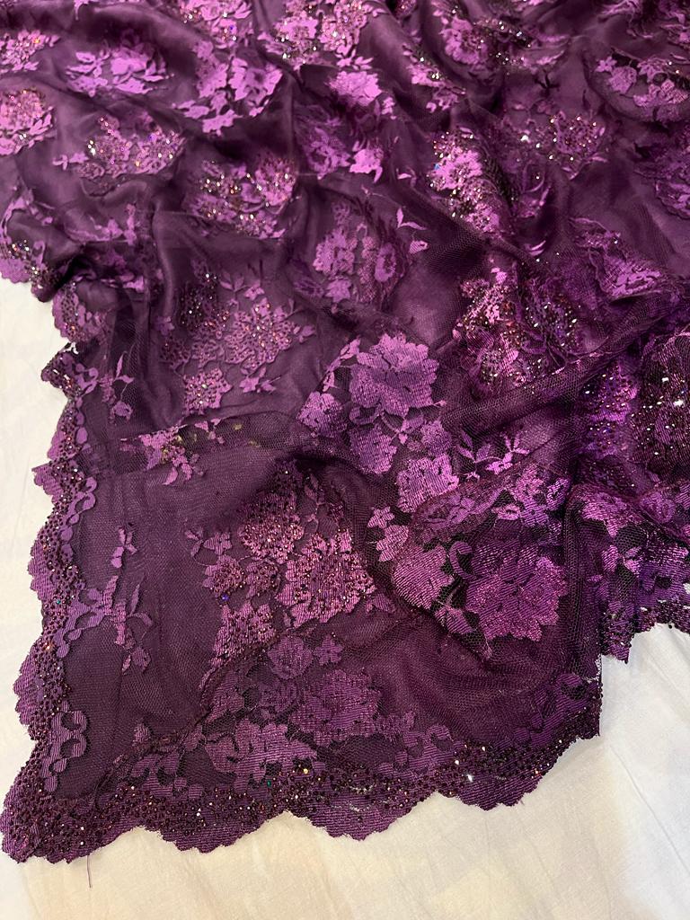 Stanley lacy saree