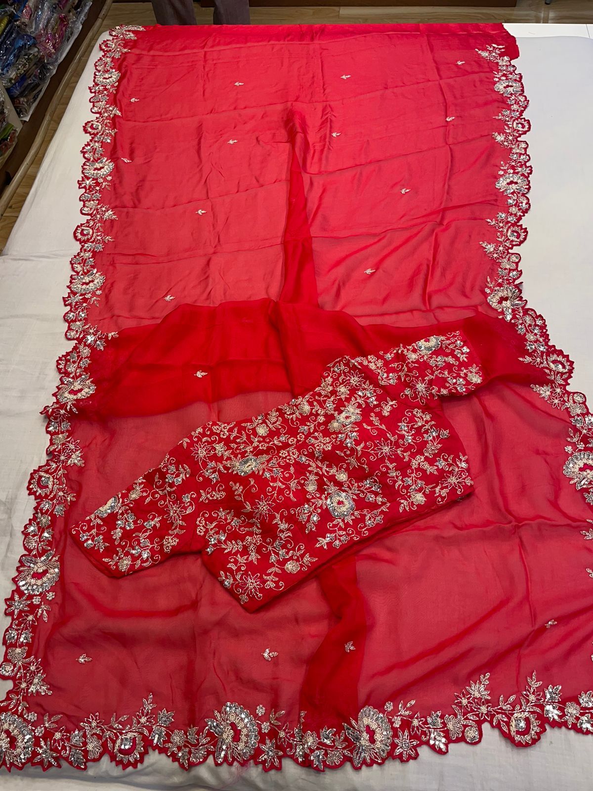 Sakshina organza saree
