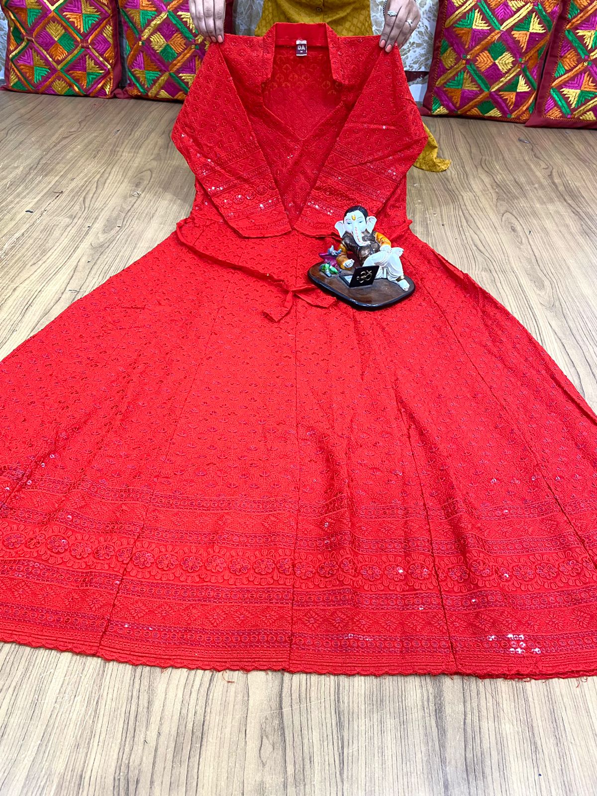 Chikankari Anarkali kurta