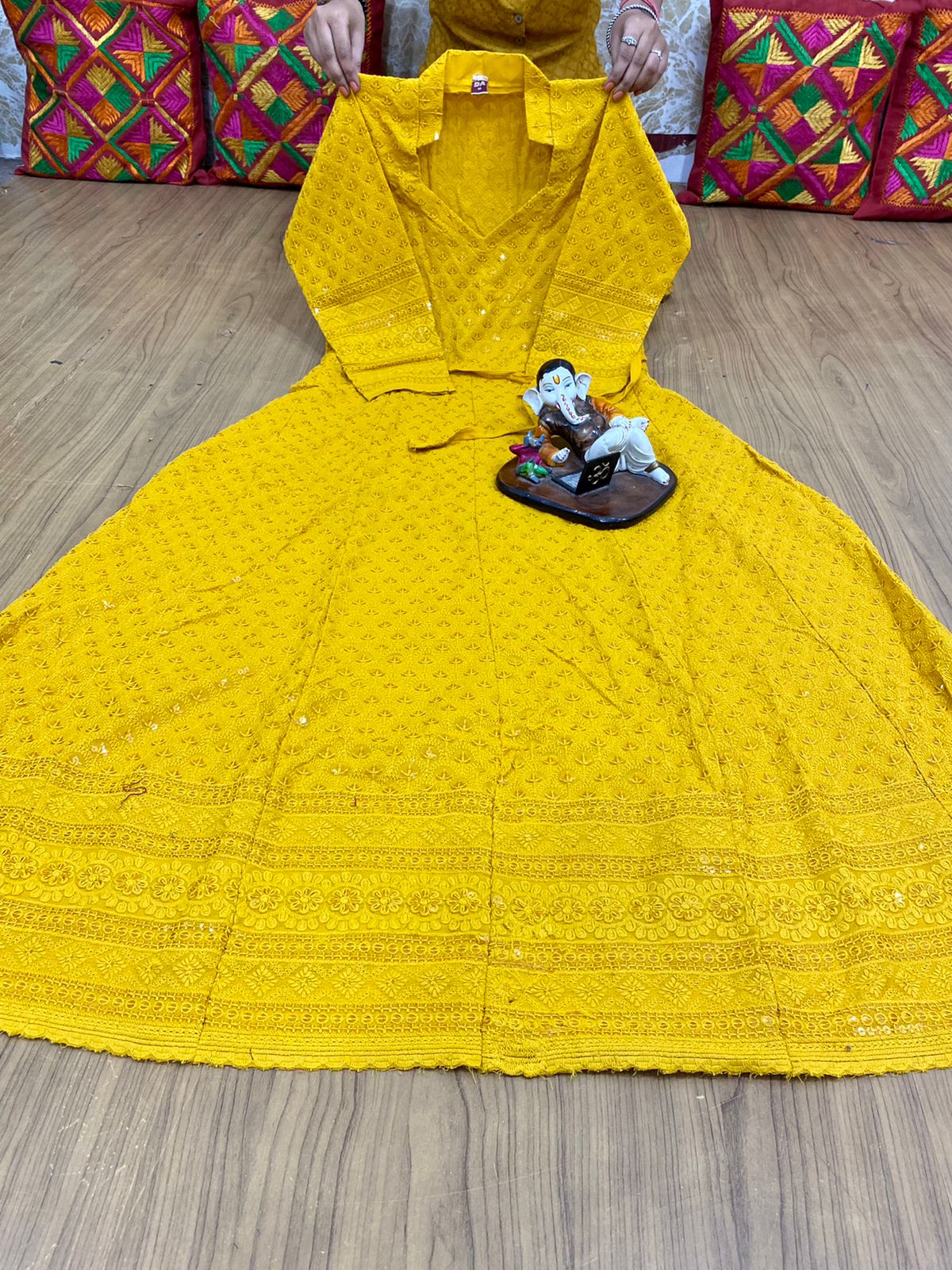 Chikankari Anarkali kurta