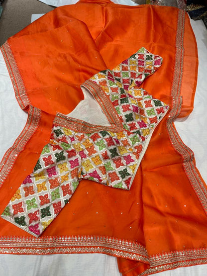 Kaveri organza trendy saree
