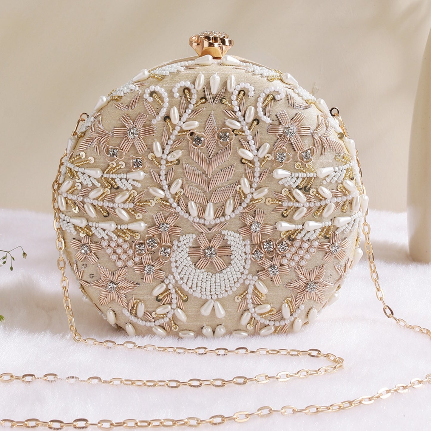 Hand embroidered clutch bag Partywear bags women purse