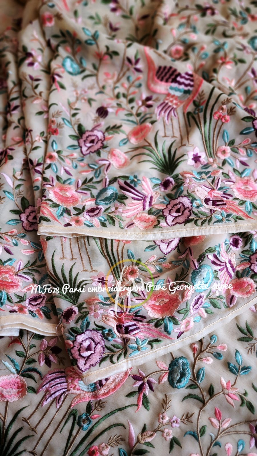 Narnia parsi inspired saree