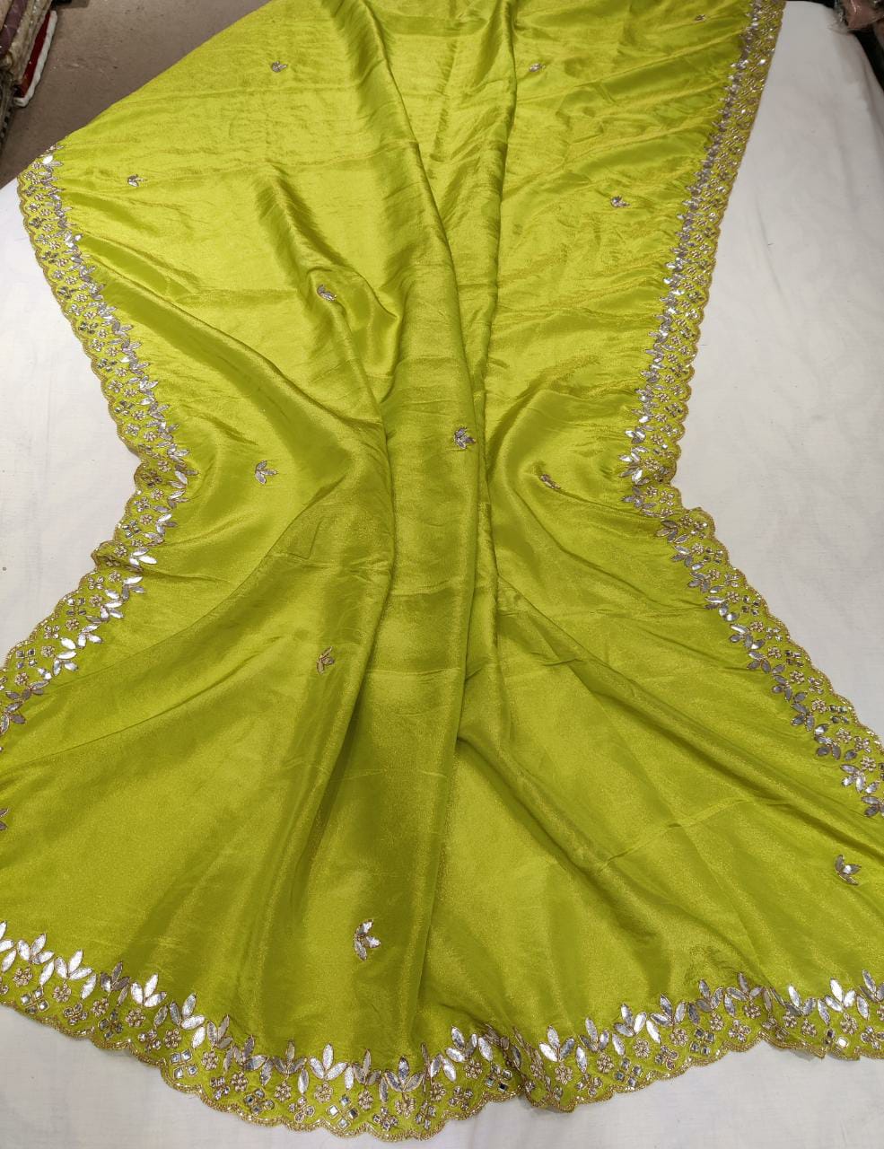 Savishri tissue gottapatti saree