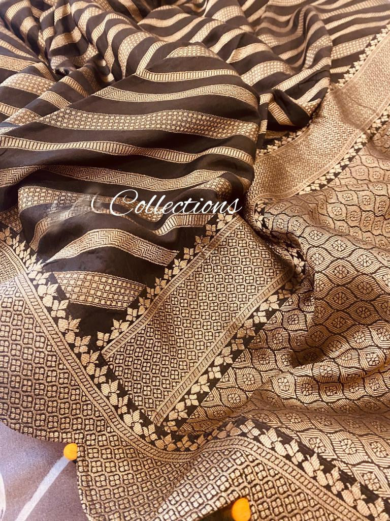 Livika gorgette Munga saree