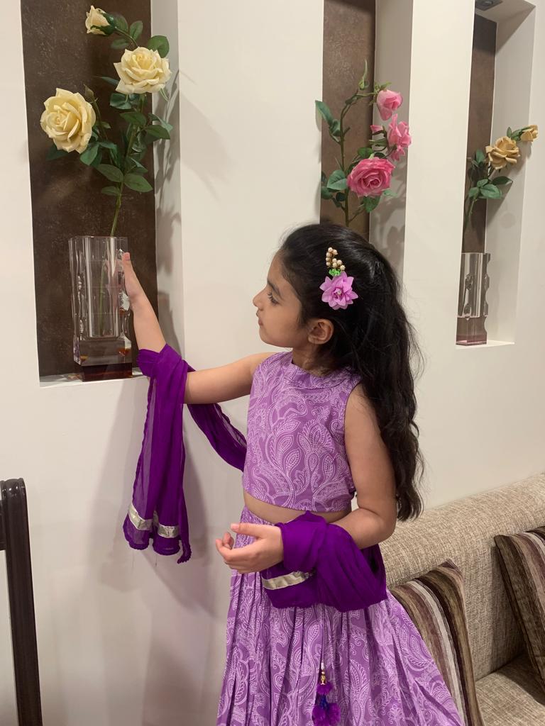 Pablo purple dress