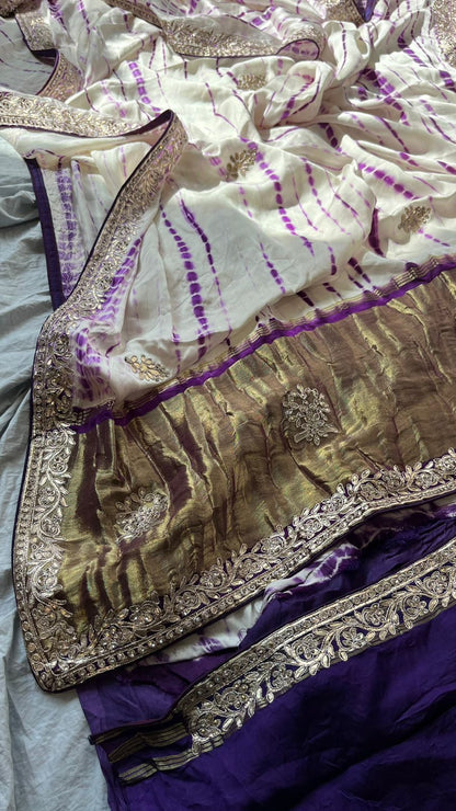 Gajji silk gottappati saree