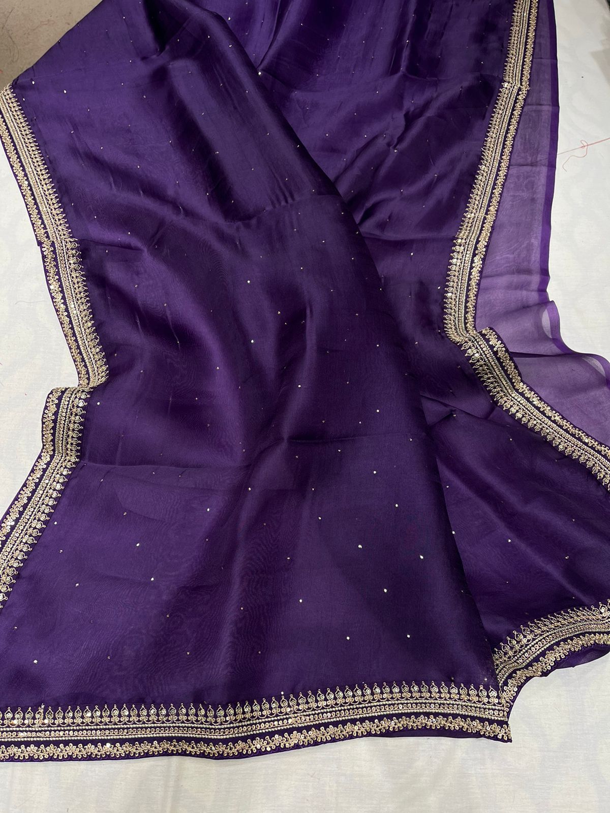 Rihana trendy organza saree
