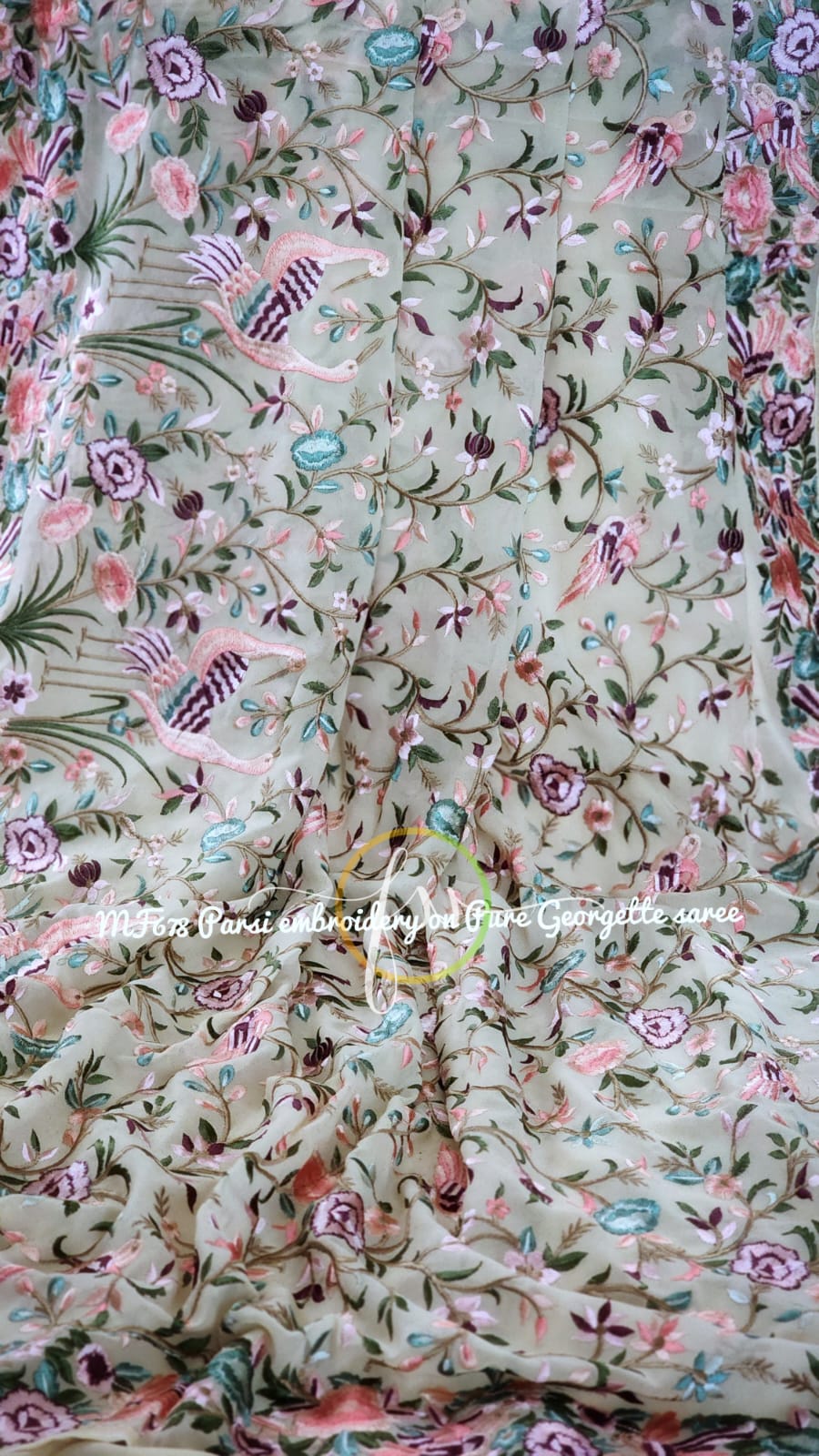 Narnia parsi inspired saree