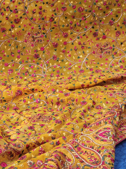 Navina Kashmiri inspired saree