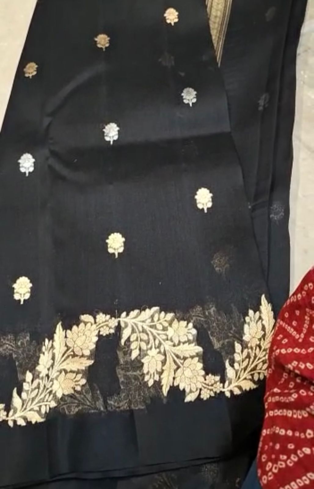Kora handloom Banarsi saree
