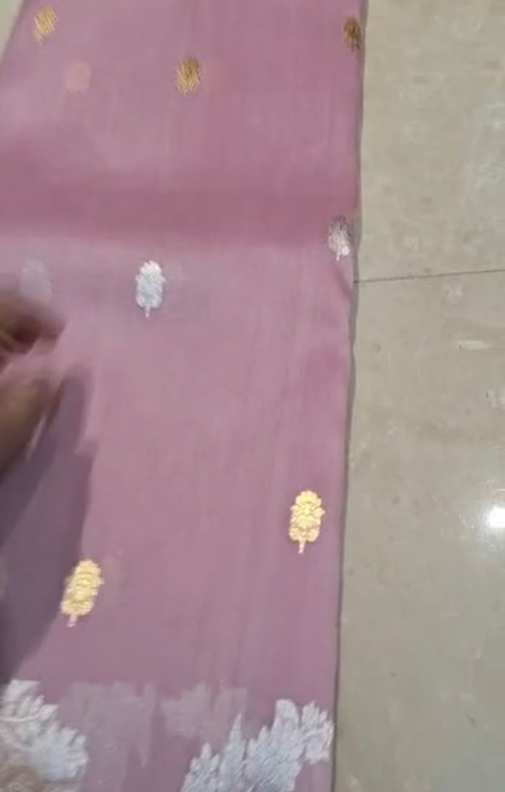 Kora handloom Banarsi saree