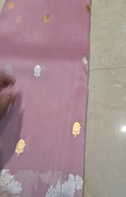 Kora handloom Banarsi saree