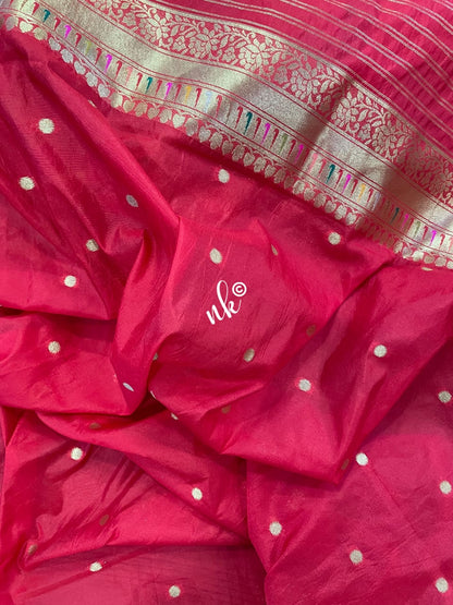 Paithani inspired banarsi Meenakari saree