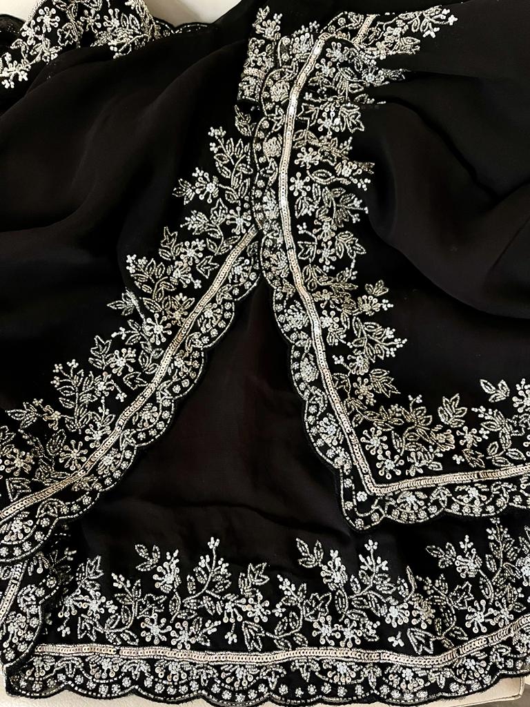 Yashsavi gorgette Indian saree