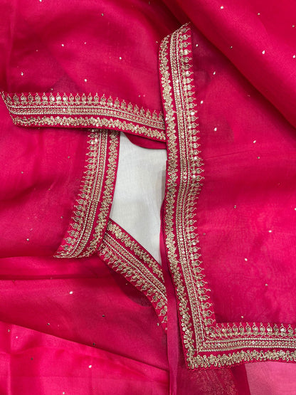 Rihana trendy organza saree