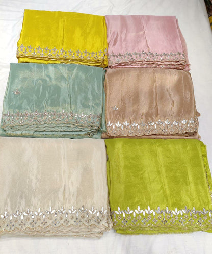 Savishri tissue gottapatti saree