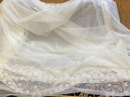 Fairly organza beautiful saree women sari