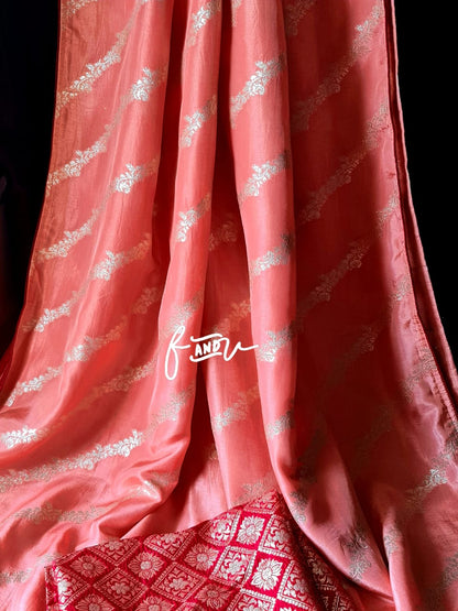 Excusitive lehariya Munga saree