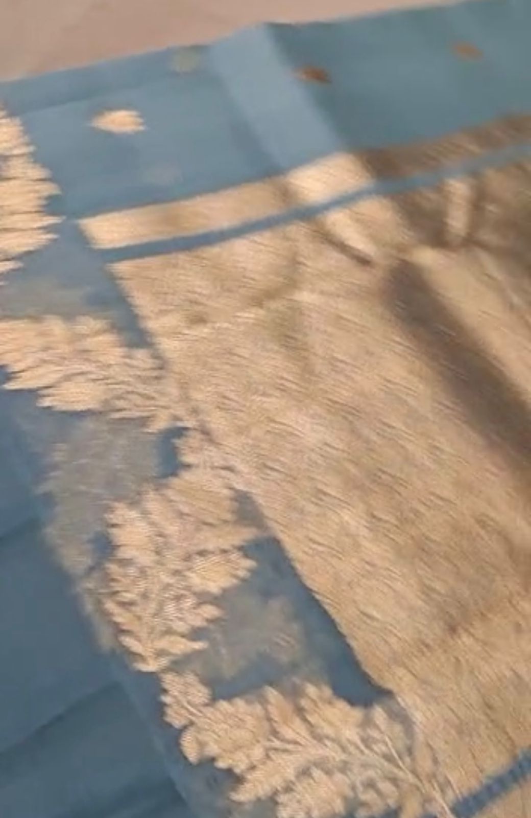 Kora handloom Banarsi saree