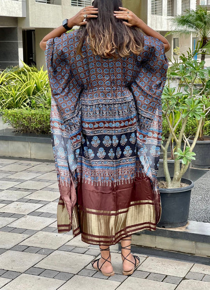 Sobika gajji silk kaftan