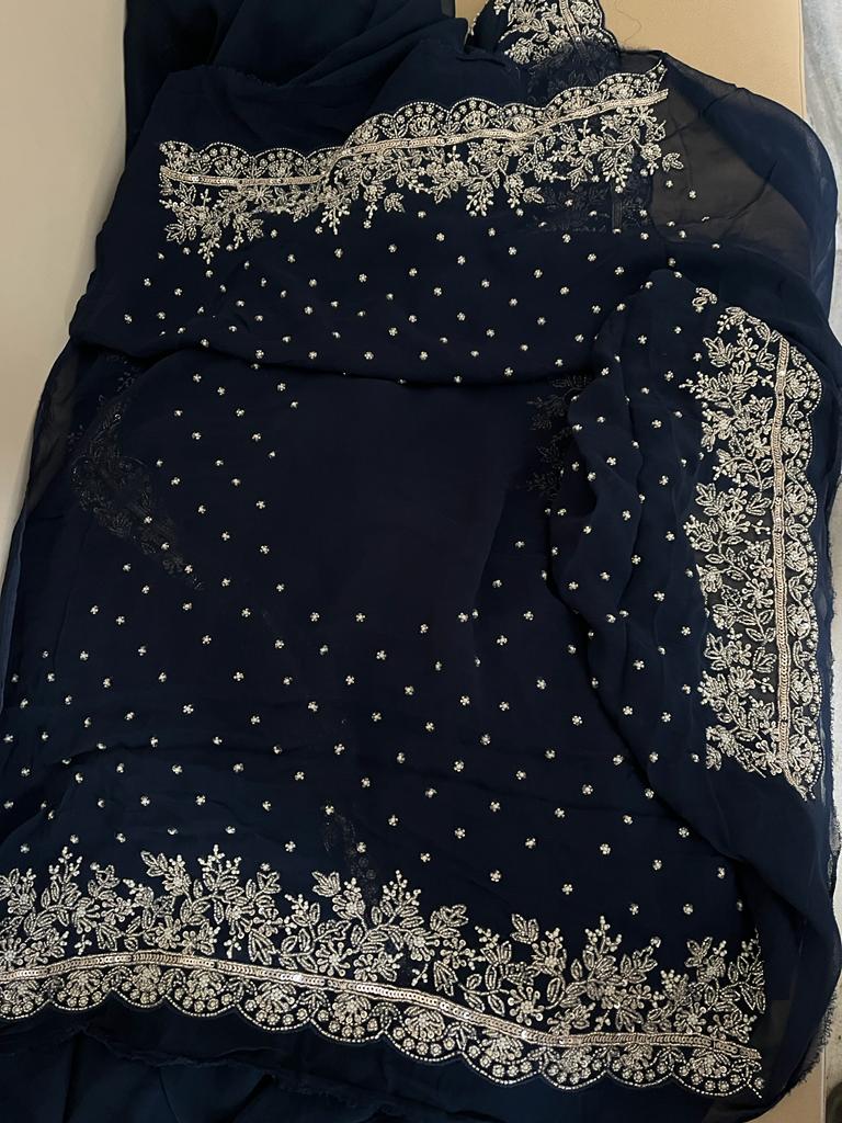 Yashsavi gorgette Indian saree