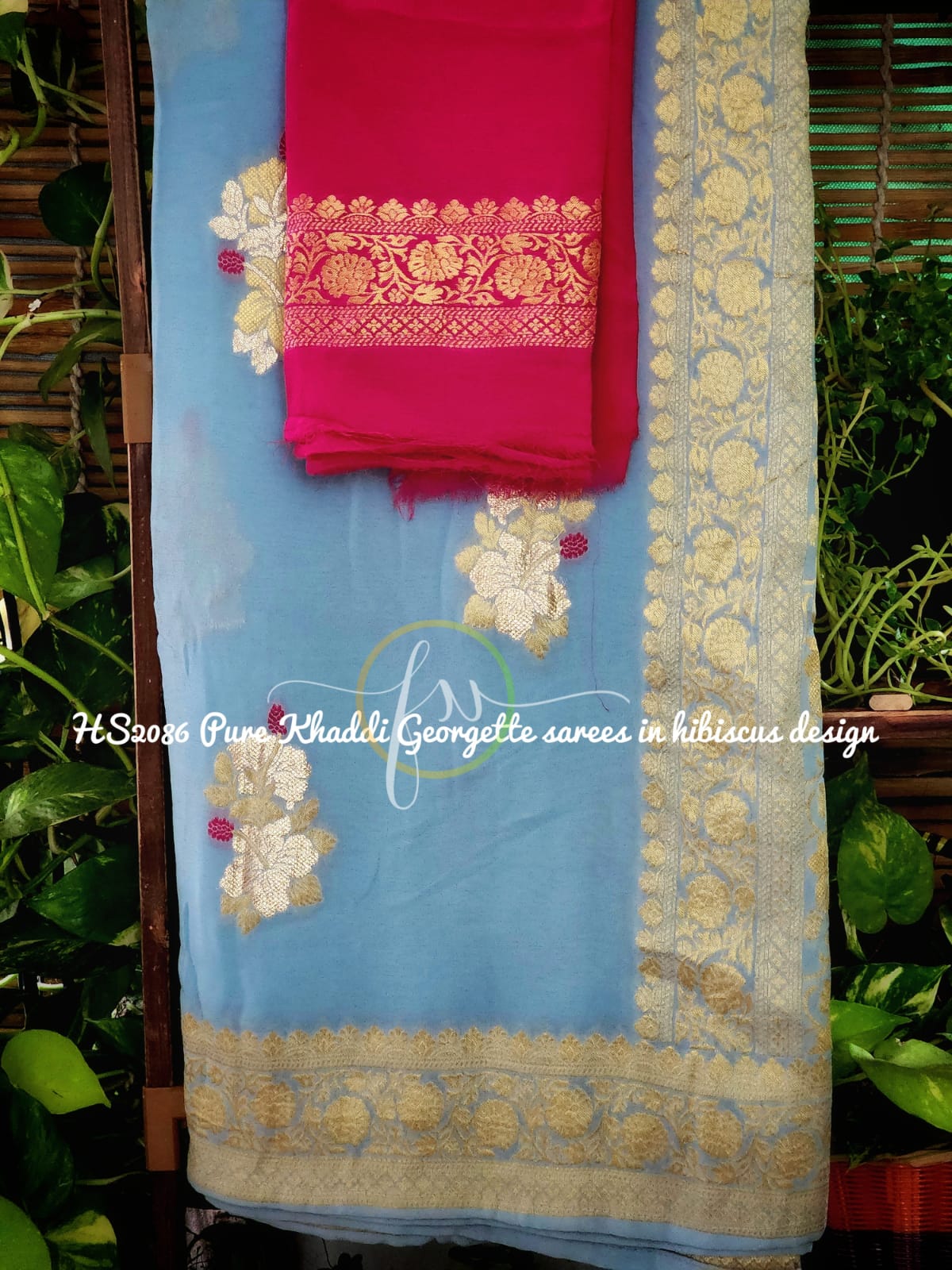 Meenakari khaddi Banarsi saree