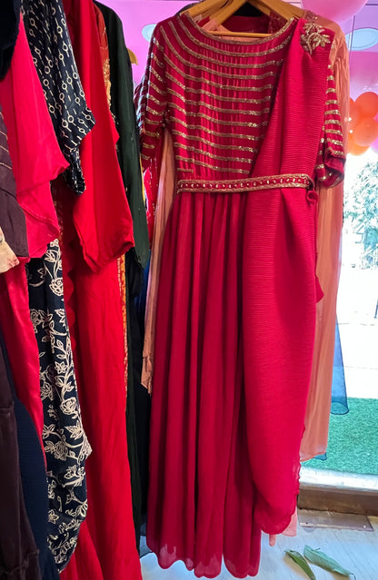 Valentine inspired pink dress