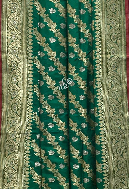 Lehariya striped saree