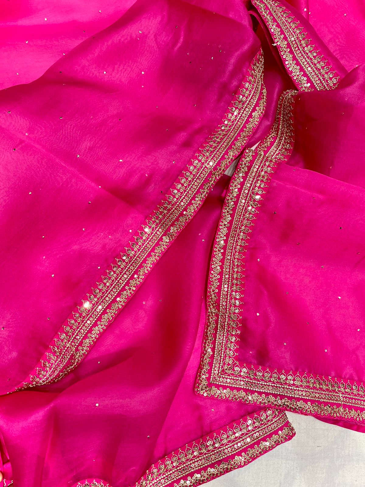 Rihana trendy organza saree