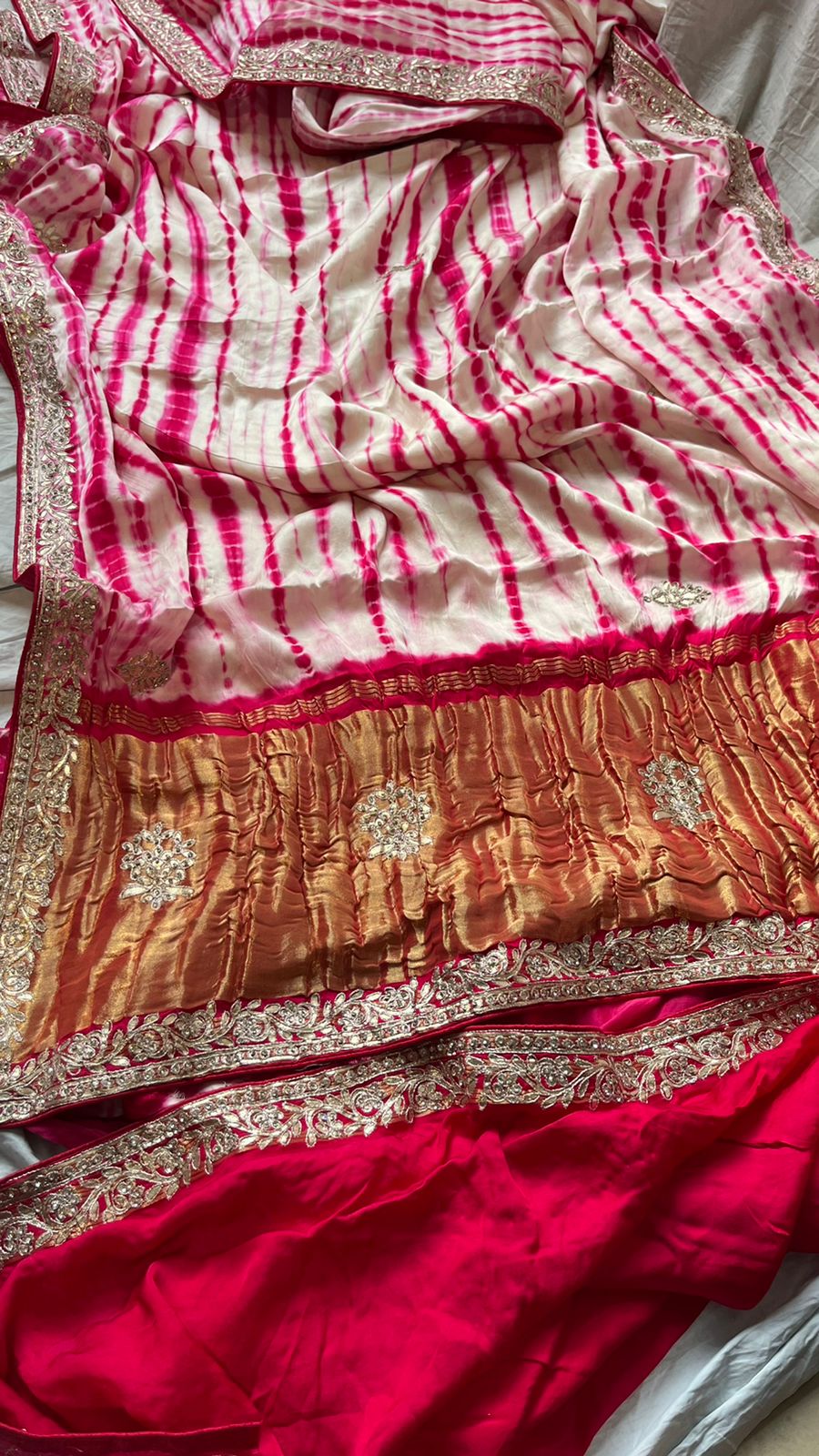 Gajji silk gottappati saree