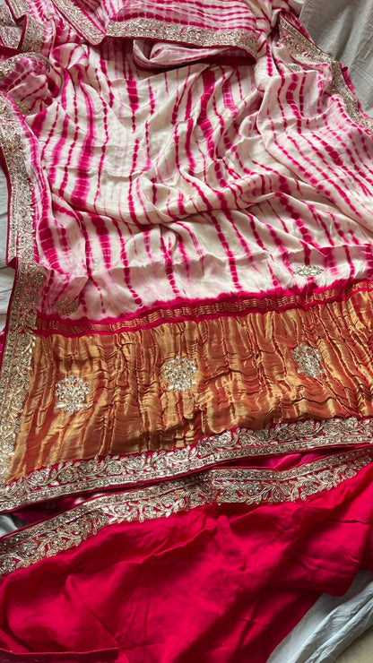 Gajji silk gottappati saree