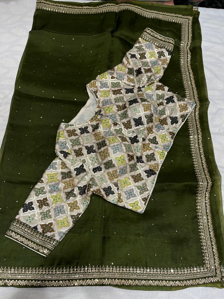 Kaveri organza trendy saree